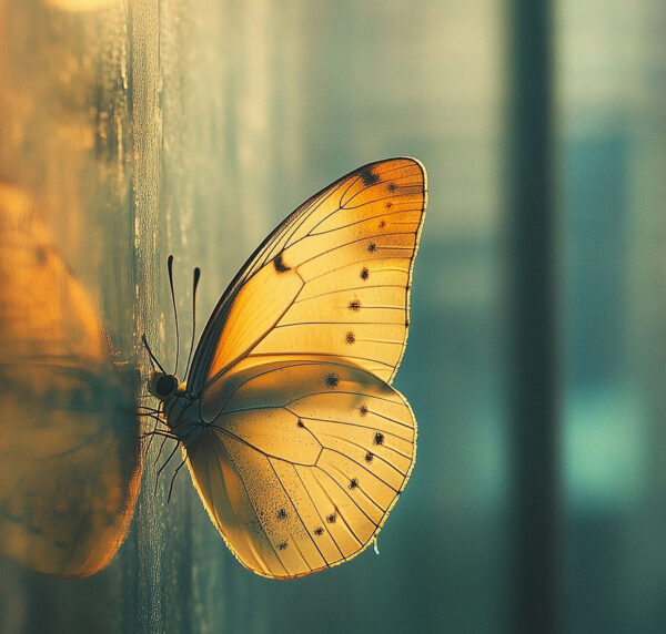 Butterfly on Glass